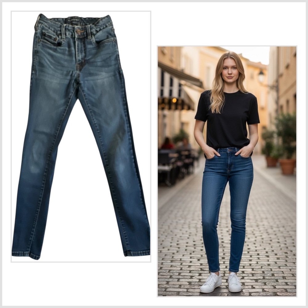 Aeropostale Women’s Skinny Blue Jeans, Size 2